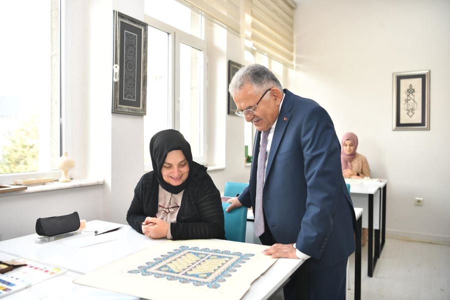 BÜYÜKKILIÇ, KURSİYERLER İLE BULUŞTU