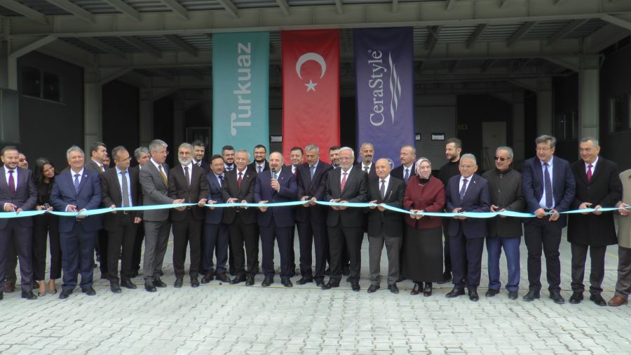 TURKUAZ SERAMİK'İN YENİ FABRİKASI AÇILDI