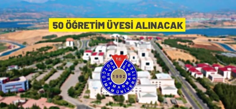 Kahramanmaraş Sütçü İmam Üniversitesi 50 Öğretim Üyesi alacak