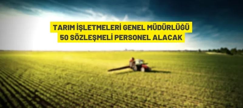 TİGEM 50 sözleşmeli teknik personel alınacak