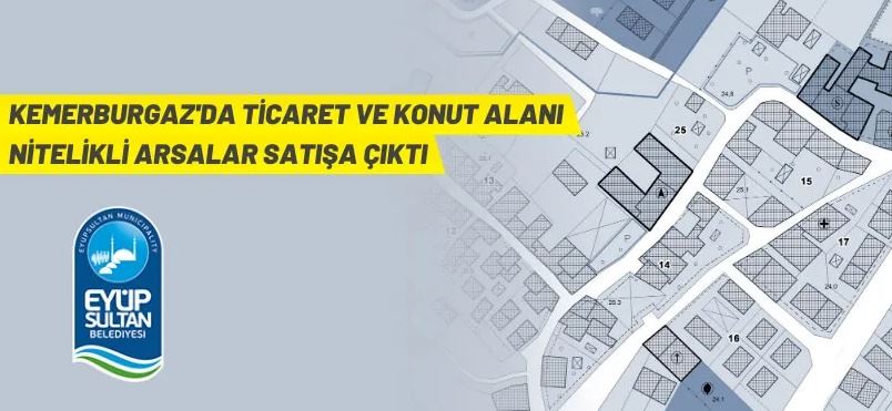 Eyüpsultan Belediyesi'nden arsa satış ihalesi