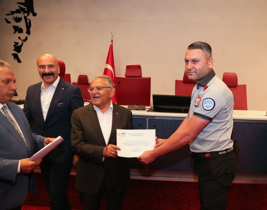 BÜYÜKŞEHİR’DEN ÖZEL GÜVENLİK PERSONELİNE “ÖZEL” SEMİNER