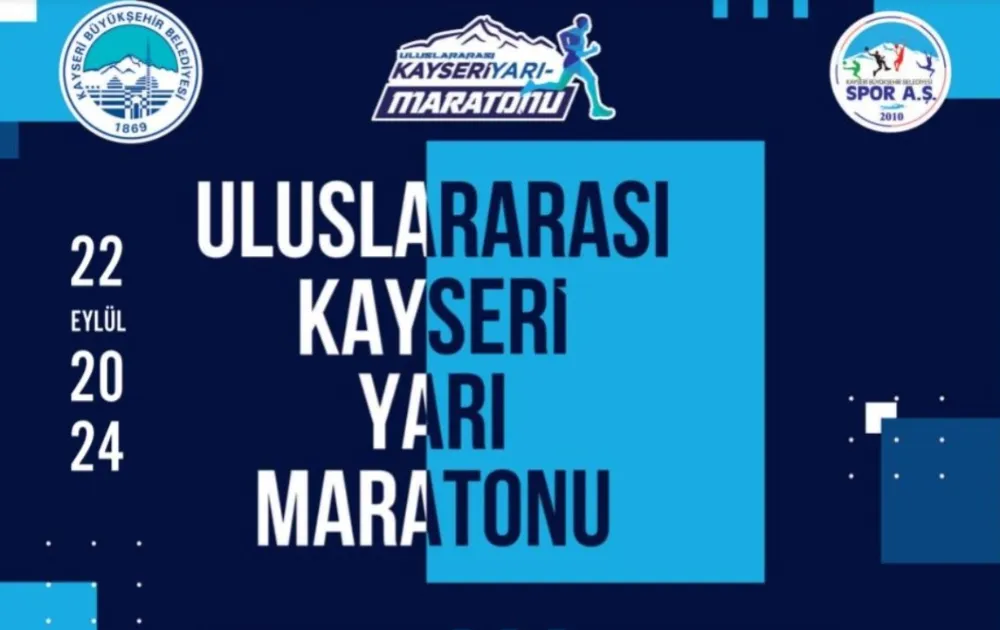 4’ÜNCÜ ULUSLARARASI KAYSERİ YARI MARATONU GERÇEKLEŞECEK