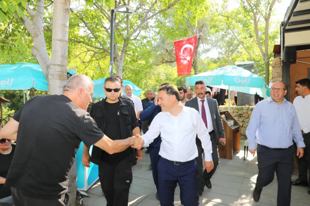 VALİ ÇİÇEK BÜNYAN'A ZİYARET ETTİ