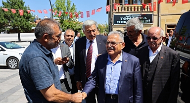 BÜYÜKKILIÇ'TAN ESNAF ZİYARETİ