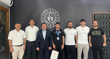 AVRUPA İKİNCİSİNDEN KABAKCI'YA ZİYARET