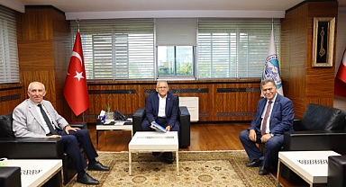 BAŞKAN BÜYÜKKILIÇ'A ZİYARET
