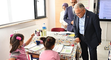 BÜYÜKKILIÇ'TAN YENİ OKULA ZİYARET