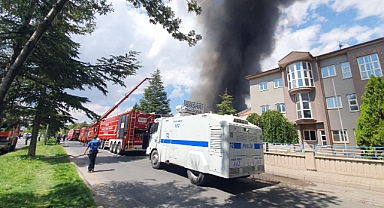 KAYSERİ'DE BÜYÜK YANGIN