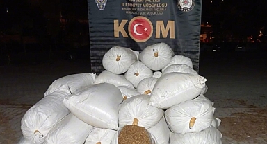 1 TON 760 KİLO KAÇAK TÜTÜN ELE GEÇİRİLDİ!