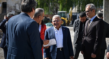 BÜYÜKKILIÇ, PROJEYİ YERİNDE İNCELEDİ...
