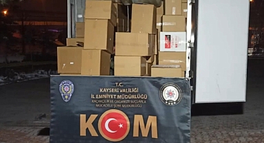 2 MİLYON DAL MAKARON ELE GEÇİRİLDİ