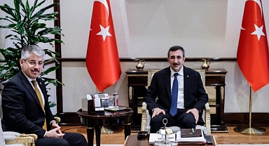 ÇOPUROĞLU, CEVDET YILMAZ İLE GÖRÜŞTÜ