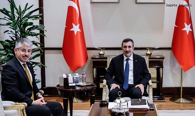 ÇOPUROĞLU, CEVDET YILMAZ İLE GÖRÜŞTÜ