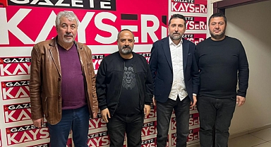 FEDERASYON BAŞKANI KURT GAZETEMİZİ ZİYARET ETTİ