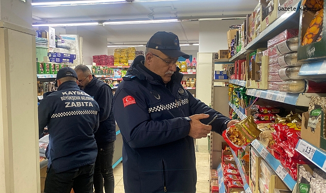 BÜYÜKŞEHİR ZABITADAN KENTTE YENİ YIL DENETİMLERİ