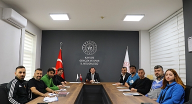 KAYSERİ'DE KAYAK PLANLAMA TOPLANTISI YAPILDI
