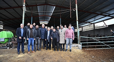 BAŞKAN BÜYÜKKILIÇ'TAN ÜRETİCİLERE 100 MANDA!