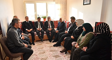 KAYSERİ PROTOKOLÜNDEN ŞEHİT AİLELERİNE ZİYARET