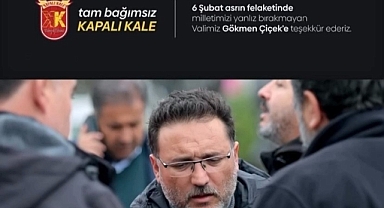 '38AYARADAM' VALİ ÇİÇEK'MİŞ