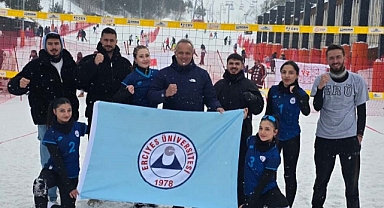 ERÜ, KAR VOLEYBOLU TÜRKİYE ŞAMPİYONU OLDU