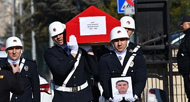 ŞEHİT POLİS MEMURU İÇİN TÖREN DÜZENLENDİ