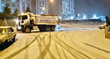 TALAS'TA GECE GÜNDÜZ KIŞ ÇALIŞMASI