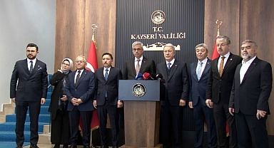 BAKAN MEMİŞOĞLU, KAYSERİ'DE AÇIKLAMA YAPTI