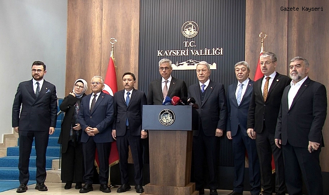 BAKAN MEMİŞOĞLU, KAYSERİ'DE AÇIKLAMA YAPTI