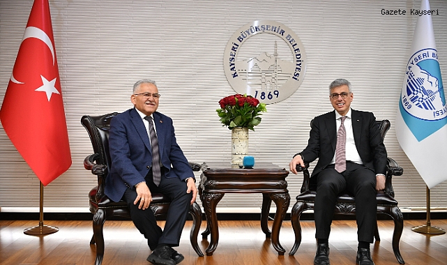 BAKAN MEMİŞOĞLU'NDAN BAŞKAN BÜYÜKKILIÇ'A ZİYARET