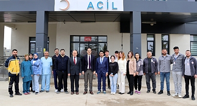 ERŞAN, SARIZ DEVLET HASTANESİ'Nİ ZİYERET ETTİ