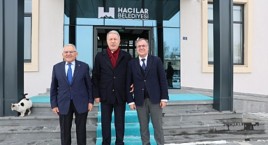 HULUSİ AKAR'DAN BAŞKAN ÖZDOĞAN'A ZİYARET
