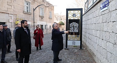 TALAS'TA TÜRKÇE SOKAĞI ÇALIŞMALARI BAŞLADI