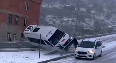 KAYSERİ'DE KORKUTAN KAZA!