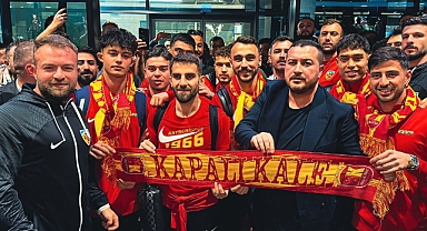 KAYSERİSPOR'A COŞKULU KARŞILAMA
