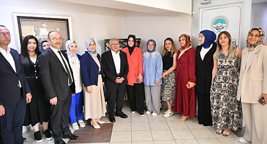 BAŞKAN BÜYÜKKILIÇ'TAN AİLE AKADEMİSİNE ZİYARET