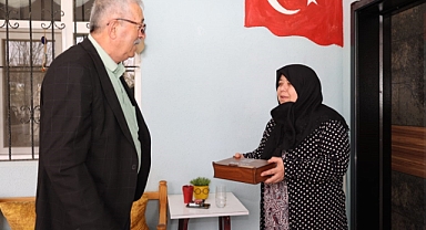 BAŞKAN METİN ŞEHİT ANNELERİNİ UNUTMADI