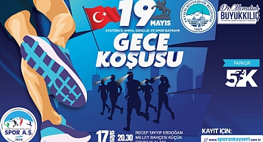 BÜYÜKŞEHİR SPOR A.Ş.’DEN 19 MAYIS GECE KOŞUSU