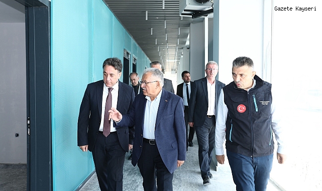 BAŞKAN BÜYÜKKILIÇ, YENİ TERMİNAL BİNASINI İNCELEDİ