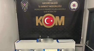 KAYSERİ POLİSİNDEN 'SAHTE PLAKA' OPERASYONU