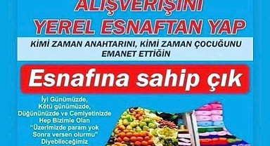 BAŞKAN ERÇALIK'TAN RAMAZAN ÖNCESİ ESNAF ÇAĞRISI