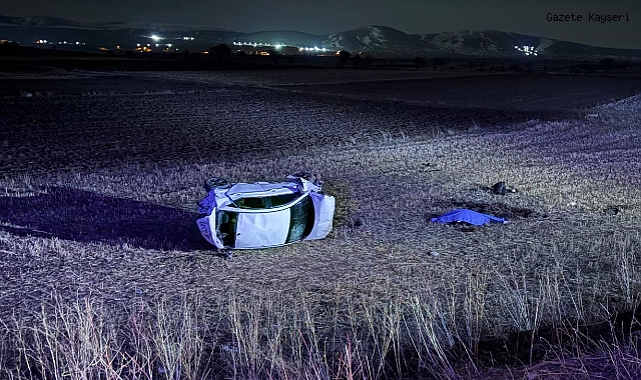  KAYSERİ’DE ŞARAMPOL KAZASI: 1 ÖLÜ, 4 YARALI