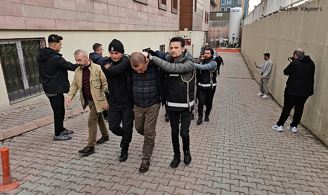 OPERASYONDA GÖZALTINA ALINAN 9 KİŞİ ADLİYEDE