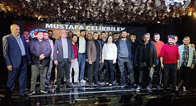 BAŞKAN ADAYI ÇELİKBİLEK İŞÇİLERLE İFTARDA