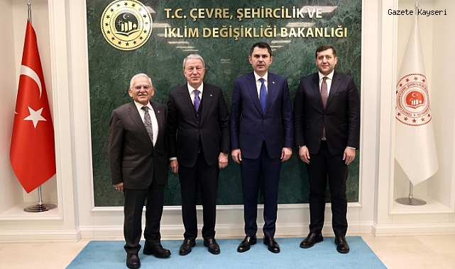 ANKARA’DA KAYSERİ PROJELERİNİ GÖRÜŞÜLDÜ