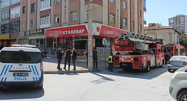 LOKANTA BACASINDA YANGIN SÖNDÜRÜLDÜ