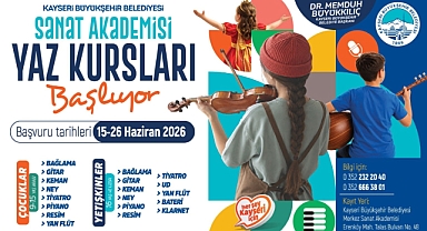 BÜYÜKŞEHİR'DE YAZ KURSLARI BAŞLIYOR