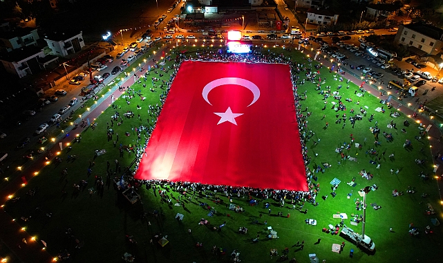 EN BÜYÜK TÜRK BAYRAĞI YİNE TALAS'TA!